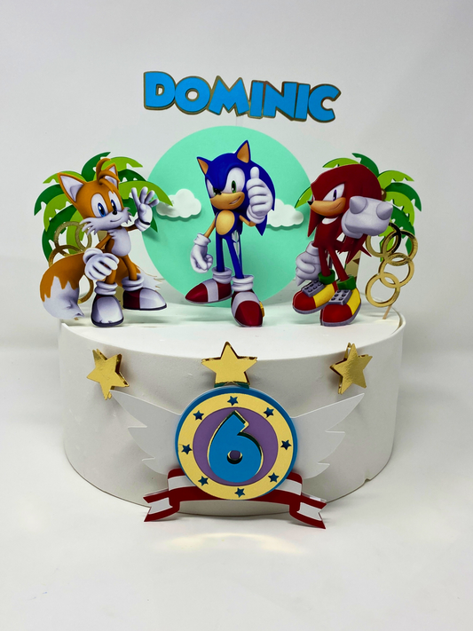 Sonic Cake Topper