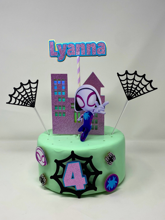 Spidey Ghost Gwen Cake Topper