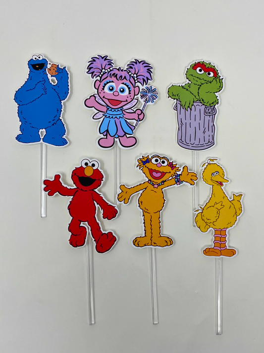 Sesame Street  Cupcake Topper