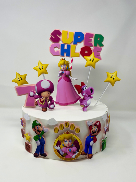 Princess Peach Cake Topper