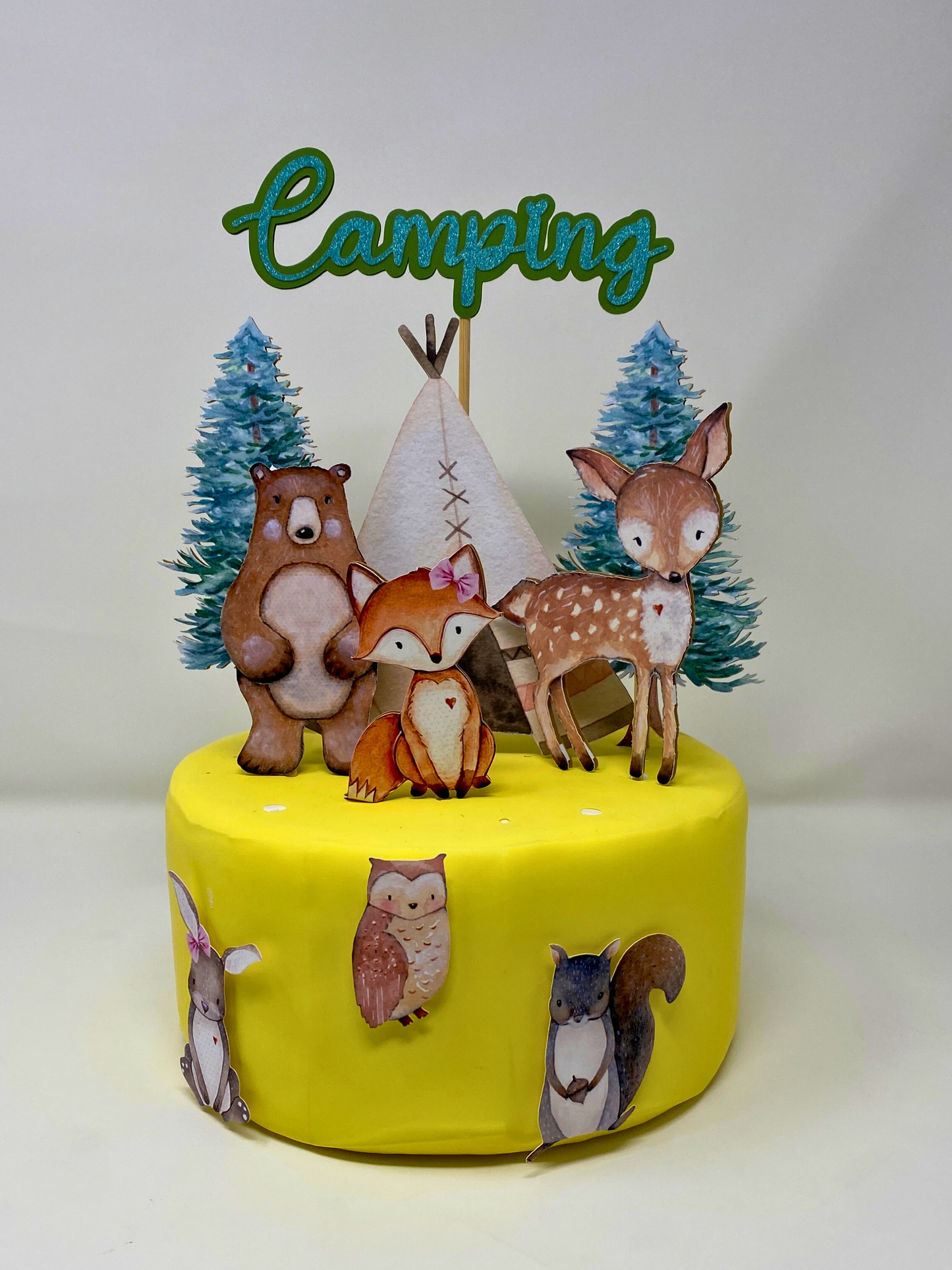 Woodland Cake Topper