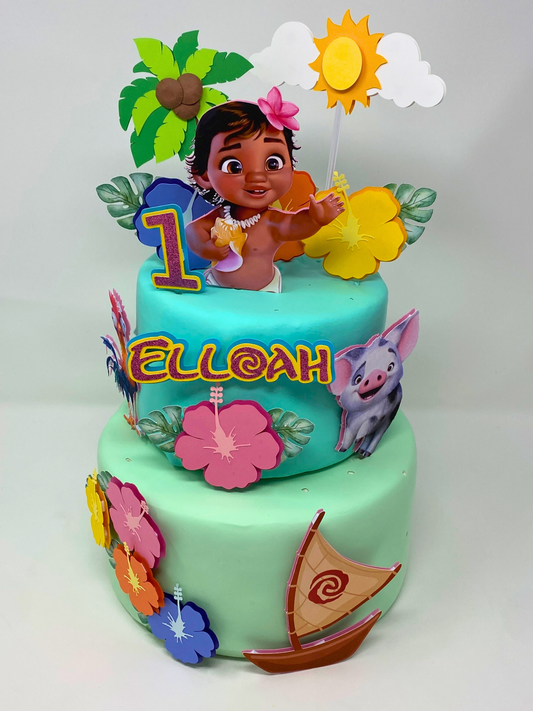 Baby Moana Cake Topper