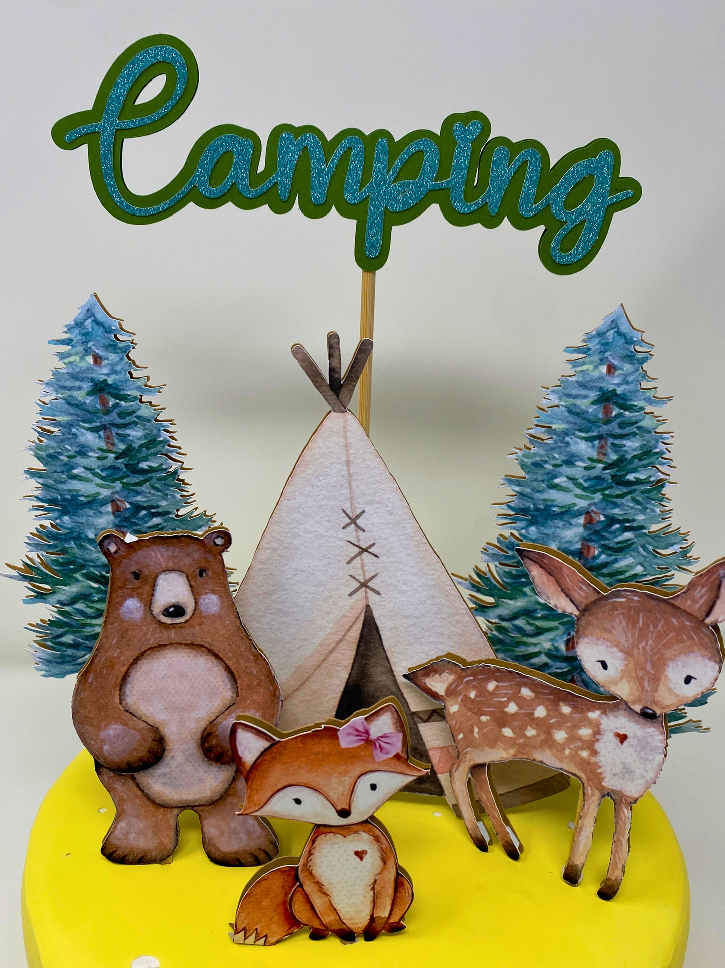 Woodland Cake Topper