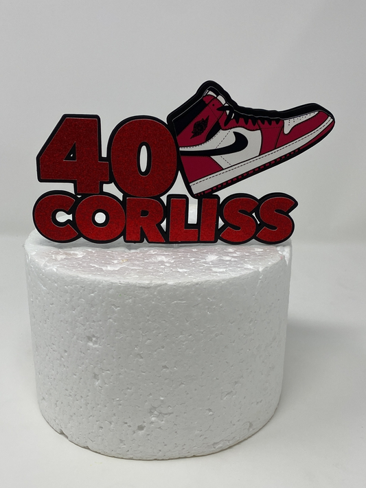 Sneakers Cake Topper