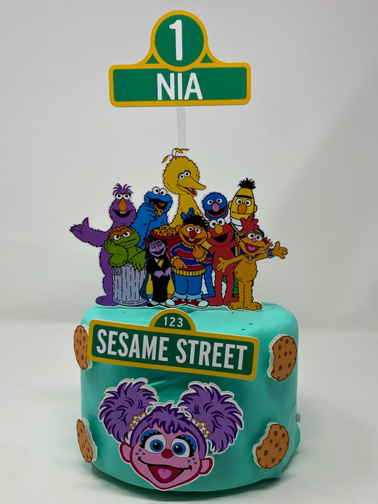 Inspired Sesame Street Cake Topper