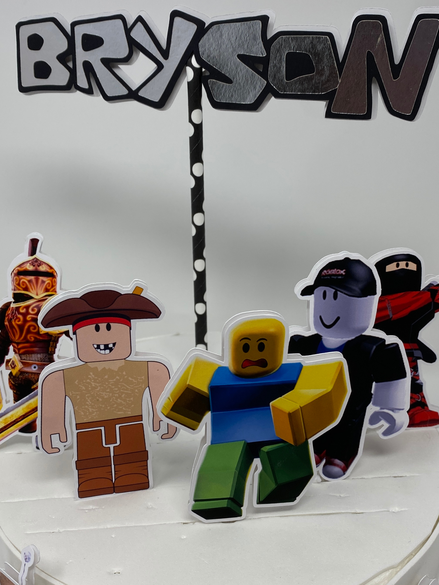 Roblox Cake Topper