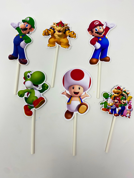 Super Mario Cupcake Topper