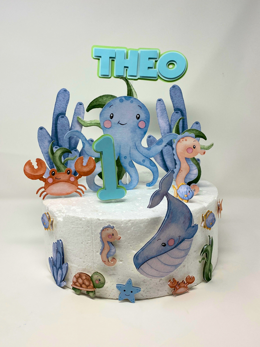 Under the Sea Cake Topper