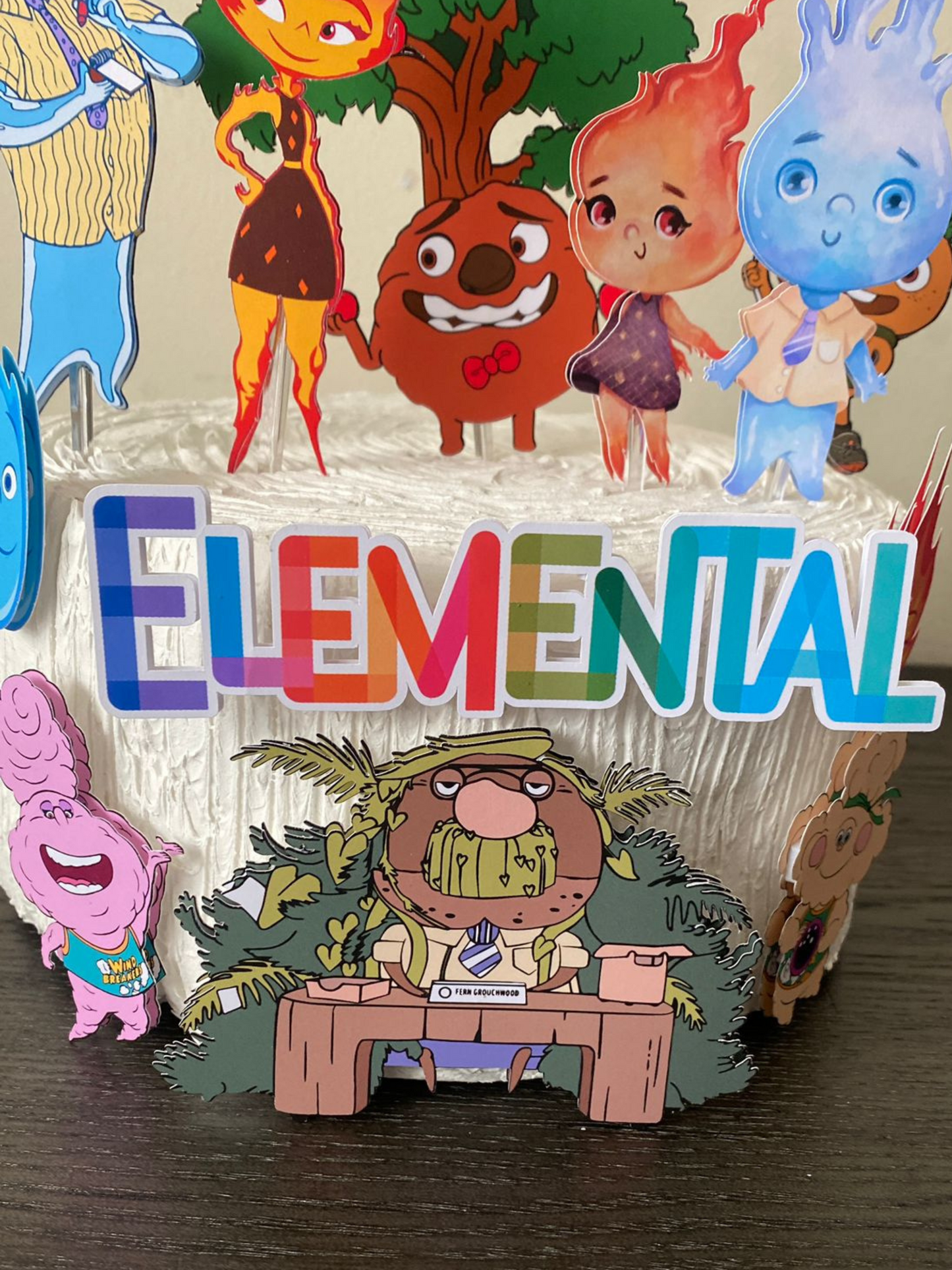 Elemental Cake Topper