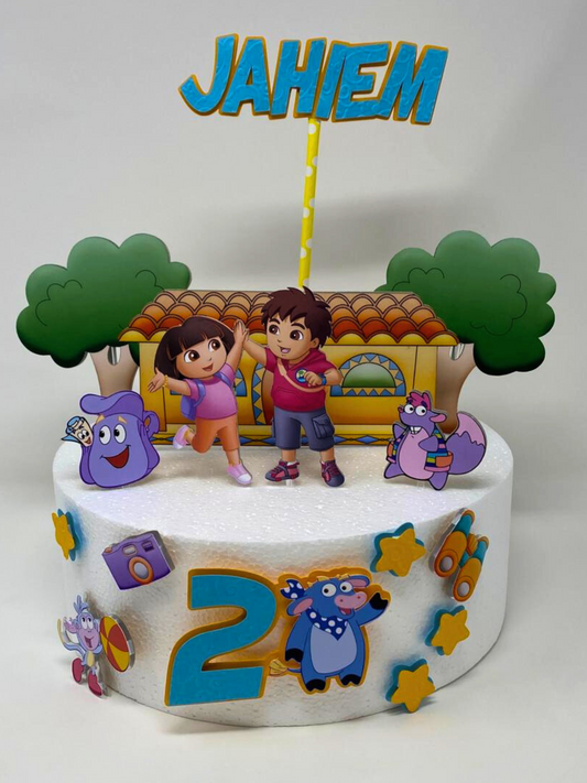 Dora the Explorer Cake Topper