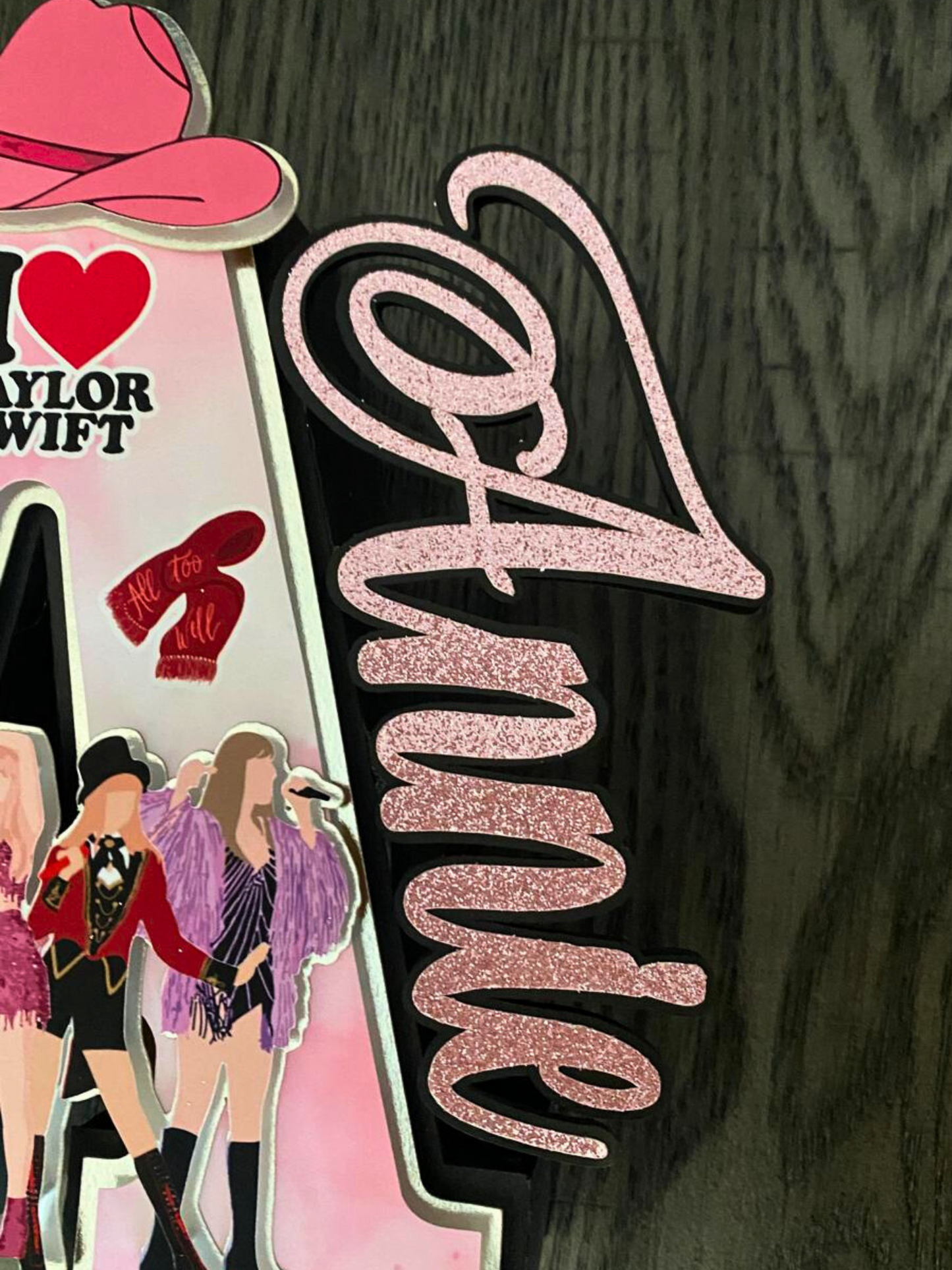 Swiftie 3D Number or Letter