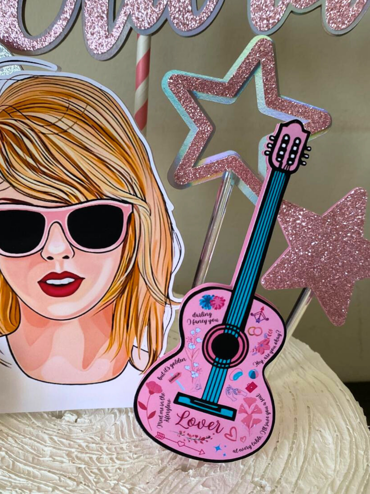 Swiftie Cake Topper