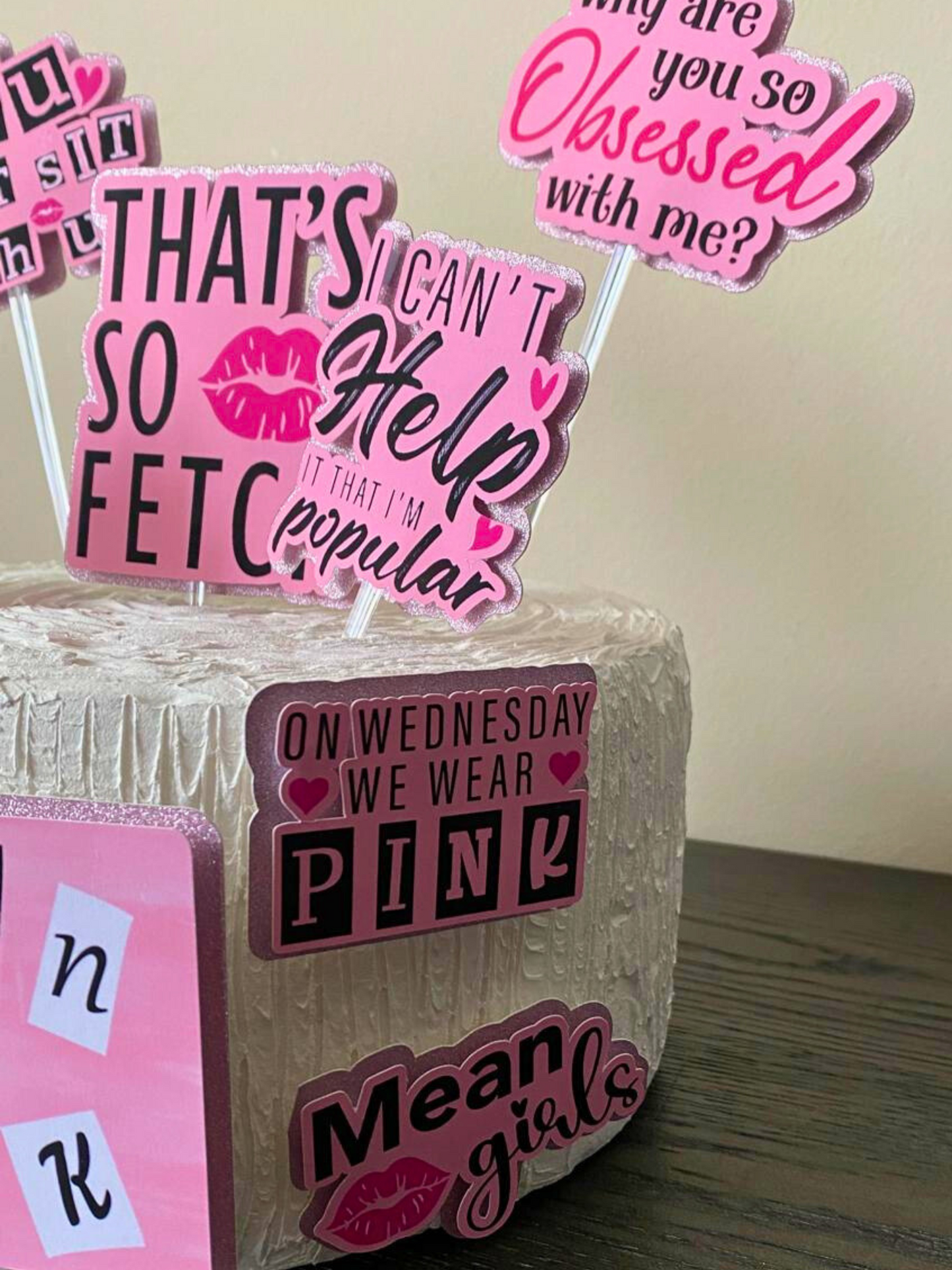 Mean Girls Cake Topper