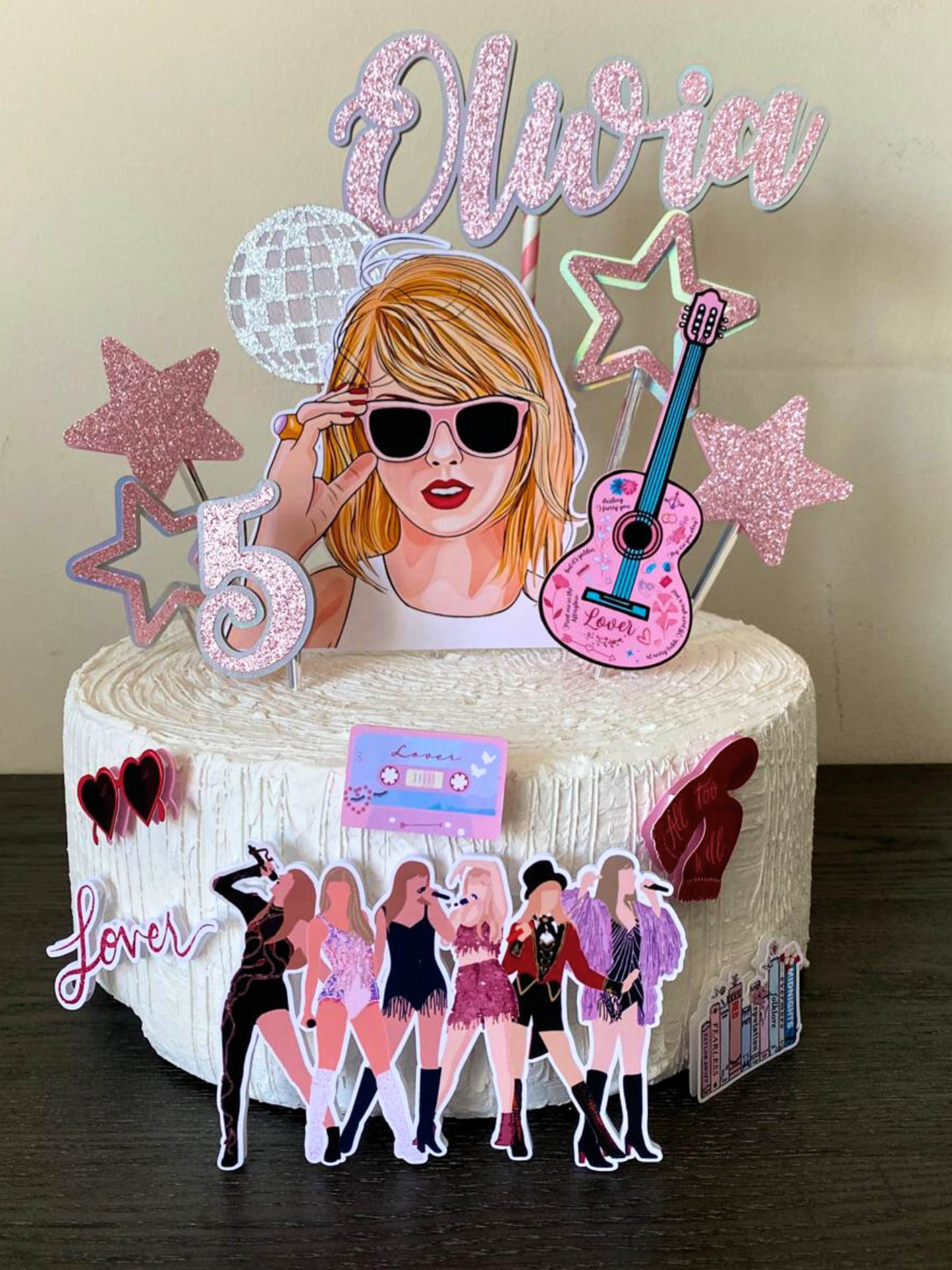 Swiftie Cake Topper