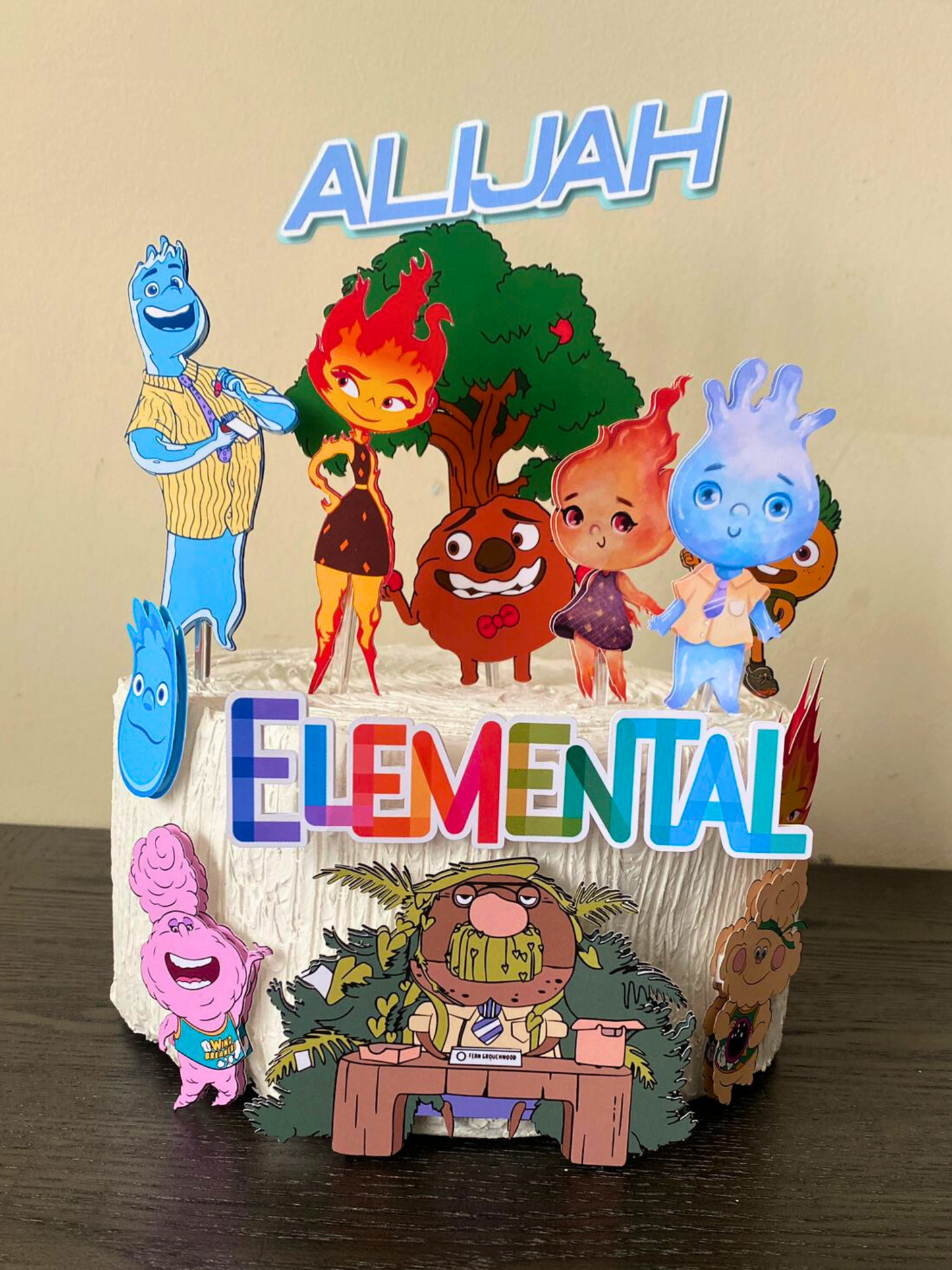 Elemental Cake Topper