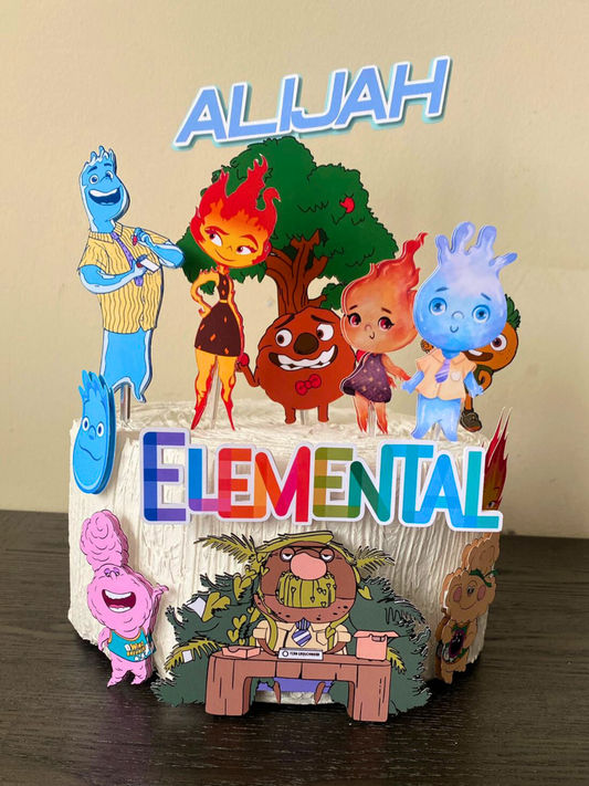 Elemental Cake Topper