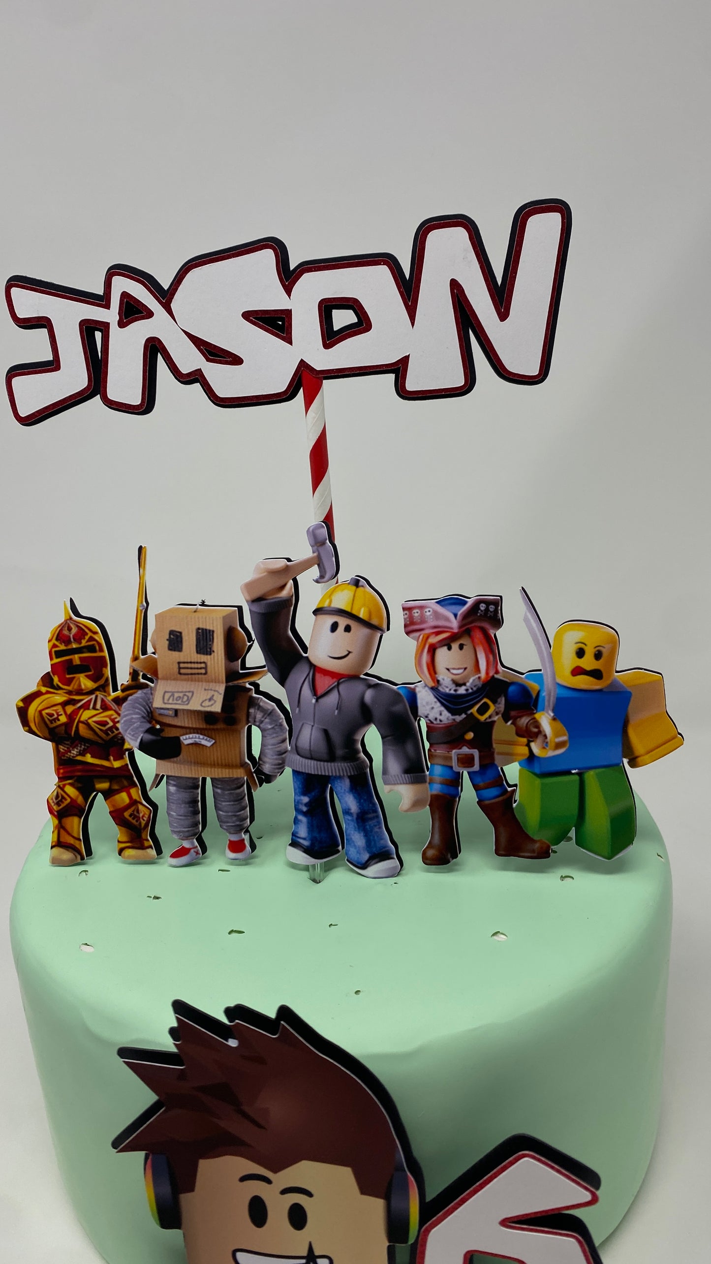 Roblox Cake Topper