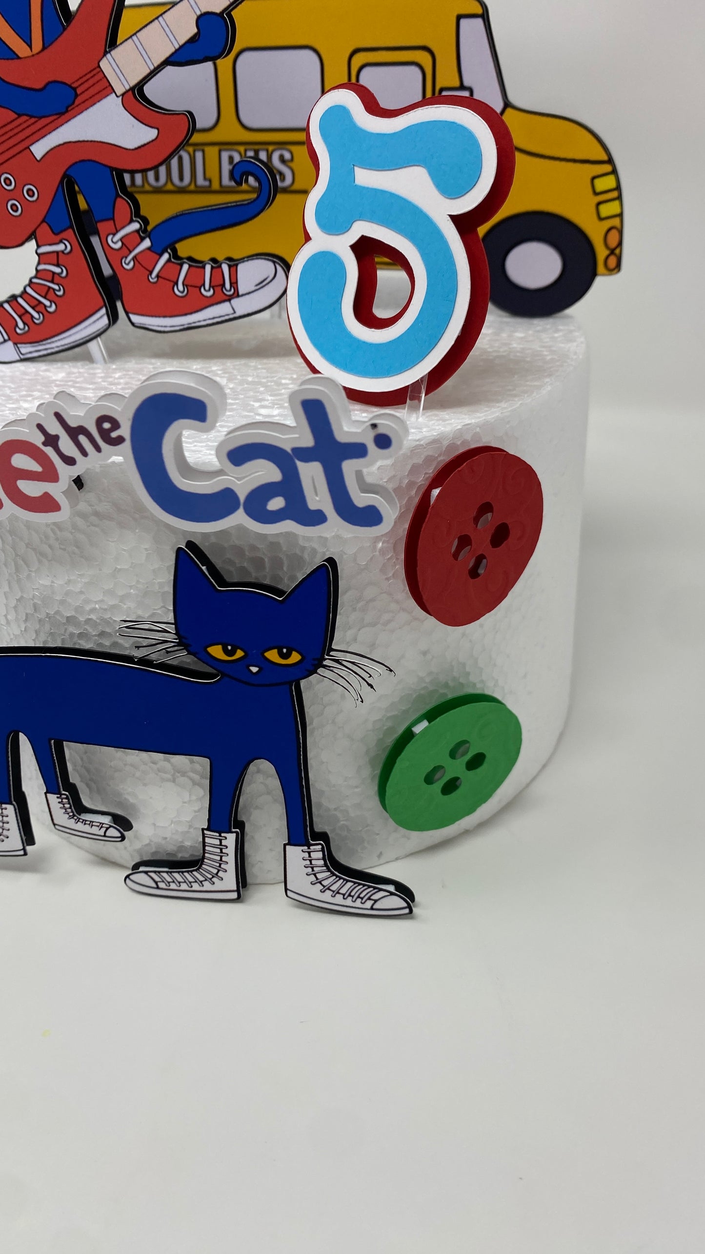 Pete the Cat Cake Topper