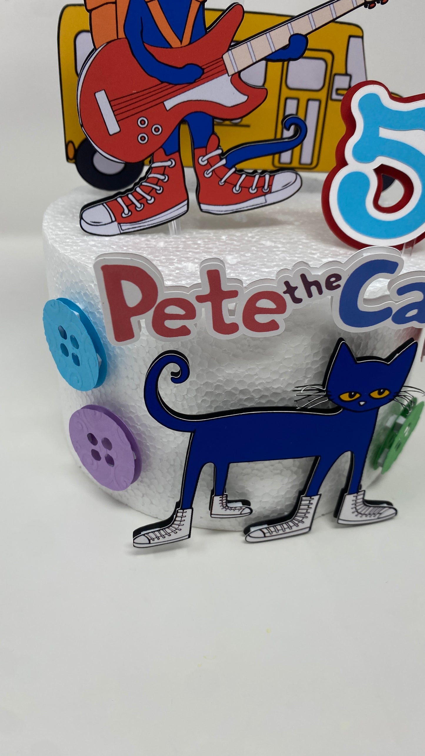 Pete the Cat Cake Topper